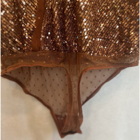 Intimately Free People Velvet Sequin Bodysuit Tank Size S Festival Party Event - Picture 13 of 16